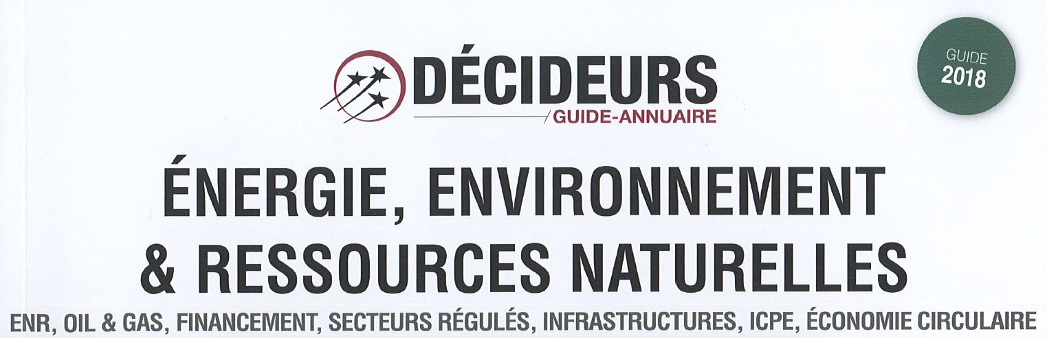 AdDen avocats de nouveau distingué par Décideurs, dans le Guide Energie & Environnement 2018 AdDen avocats de nouveau distingué par Décideurs, dans le Guide Energie & Environnement 2018