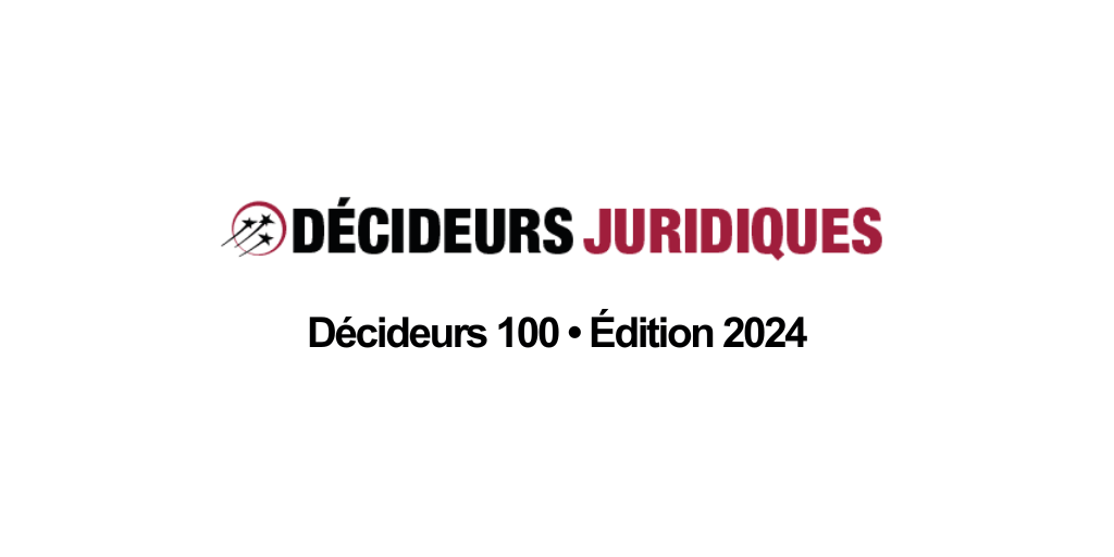 Adden avocats passe en 70e position dans le classement Décideurs 100 • Édition 2024 Adden avocats passe en 70e position dans le classement Décideurs 100 • Édition 2024